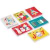 Hallmark Festive Fun Boxed Christmas Card Assortment (36 Cards and Envelopes) Red, Green, Yellow, Snowmen, Santa(Christmas Cards  36 Pack)