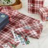 Hallmark Floral Tissue Paper with Stickers (10 Sheets of Tissue, 4 Sheets of Stickers) for Birthday, Thank You, Hostess Gifts(Plaid)