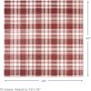 Hallmark Floral Tissue Paper with Stickers (10 Sheets of Tissue, 4 Sheets of Stickers) for Birthday, Thank You, Hostess Gifts(Plaid)