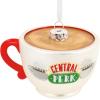 Hallmark Friends Central Perk Sign Christmas Ornament, Blown Glass(Central Perk Coffee Cup)