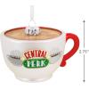 Hallmark Friends Central Perk Sign Christmas Ornament, Blown Glass(Central Perk Coffee Cup)