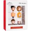 Hallmark Friends Mini Christmas Ornaments, Shatterproof, Set of 6(Friends Miniature)