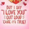 Hallmark Funny Romantic Valentine’s Day Card (Animal Love) for Husband, Wife, Boyfriend, Girlfriend(Animal Love)