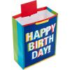 Hallmark Gabby’s Dollhouse 15″ Extra Large Birthday Gift Bag with Tissue Paper (Blue and Pink Rainbow) for Kids, Grandchildren, Friends(Blue)