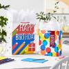 Hallmark Gift Bag Assortment (8 Bags: 3 Small 6″, 3 Medium 9″, 2 Large 13″) Kids Birthday, Good Vibes, Retro Icons(Balloons  Solids  Happy Bday)
