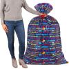 Hallmark Gift Bag Assortment (8 Bags: 3 Small 6″, 3 Medium 9″, 2 Large 13″) Kids Birthday, Good Vibes, Retro Icons(Blue Happy Birthday Plastic Sacks)