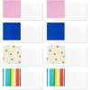 Hallmark Gift Tags and Stickers (64 Stickers, 8 Tags, 8 Mini Notecards) for Valentines Day, Birthdays, Weddings, Graduations, Bridal Showers(Pink  Yellow  Blue  Gold  Red)