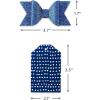 Hallmark Gift Wrapping Accessories (Blue, Red, Pink) 6 Glittery Bows, 12 Matte Gift Tags, 9 Yards of Twine for Birthdays, Christmas, Hanukkah, Valentine’s Day, Weddings, Baby Showers, Assorted