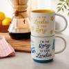 Hallmark Gilmore Girls Mug Set (Lorelai and Rory) Set of 2 Stacking Mugs, Mom Gift for Mother’s Day(Gilmore Girls Mugs)