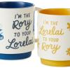 Hallmark Gilmore Girls Mug Set (Lorelai and Rory) Set of 2 Stacking Mugs, Mom Gift for Mother’s Day(Gilmore Girls Mugs)