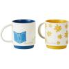 Hallmark Gilmore Girls Mug Set (Lorelai and Rory) Set of 2 Stacking Mugs, Mom Gift for Mother’s Day(Gilmore Girls Mugs)