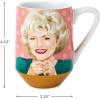 Hallmark Gilmore Girls Mug Set (Lorelai and Rory) Set of 2 Stacking Mugs, Mom Gift for Mother’s Day(Rose Mug)