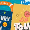 Hallmark Good Mail Cards for Encouragement and Support in Tough Times (Pack of 4 Cards and Envelopes)