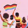 Hallmark Good Mail Pack of 2 Pride Cards or Friendship Cards (Loud, Proud)(Loud  Proud)