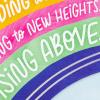 Hallmark Graduation Card, Encouragement Card, Friendship Card, Thinking of You Card (Keep Rising Above)(Rainbow)