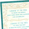 Hallmark Graduation Card (Leave It To You)(Leave It To You)