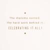 Hallmark Graduation Card for High School or College (Rad Grad)(Folded Paper Medallions)