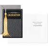 Hallmark Graduation Cards Assortment, Black and Gold, Congratulations Grad (12 Cards and Envelopes, 4 Designs)(Congratulations Grad)