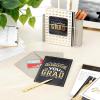 Hallmark Graduation Cards Assortment, Black and Gold, Congratulations Grad (12 Cards and Envelopes, 4 Designs)(Congratulations Grad)