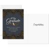 Hallmark Graduation Cards Assortment, Gold Foil Neutrals (16 Cards and Envelopes, 4 Designs)(Gold  Black and Ivory)