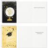 Hallmark Graduation Cards Bulk Assortment, Black and Gold (36 Cards and Envelopes, 6 Designs)(Black and Gold Congrats  36 Cards)