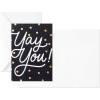 Hallmark Graduation Cards Bulk Assortment, Retro Rainbow (36 Blank Cards with Envelopes, 6 Designs) for High School, Kindergarten, Middle School, College and College Graduates(Congratulations Cards)