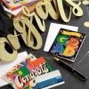 Hallmark Graduation Cards Bulk Assortment, Retro Rainbow (36 Blank Cards with Envelopes, 6 Designs) for High School, Kindergarten, Middle School, College and College Graduates(Bright and Bold  Assorted Graduation Cards)