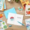 Hallmark Graduation Cards for Kids Bulk Assortment (36 Cards with Envelopes) Pizza, Nachos, Turtle, Cow, Donut for Preschool, Kindergarten, Elementary and More(Orange  Aqua and Ivory)