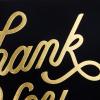 Hallmark Graduation Thank You Cards Bulk, Black and Gold Tassel (40 Thank You Notes with Envelopes)