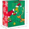 Hallmark Grinch Christmas Gift Bags for Kids (2 Bags: 1 Large 13″, 1 Extra Large 15″) Grinch with Max and Sleigh, Dr. Seuss’ How the Grinch Stole Christmas!(Gift Bags)