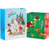 Hallmark Grinch Christmas Gift Bags for Kids (2 Bags: 1 Large 13″, 1 Extra Large 15″) Grinch with Max and Sleigh, Dr. Seuss’ How the Grinch Stole Christmas!(Gift Bags)