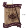Hallmark Harry Potter Books and Wand Christmas Ornament(Marauder’s Map)