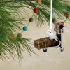 Hallmark Harry Potter Books and Wand Christmas Ornament(Trolley Cart)