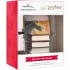 Hallmark Harry Potter Stacked Books with Wand Christmas Ornament,Resin, 2.23 x 2.75 x 2.28 inches, (0002HCM9130)(Stacked Books)