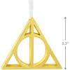 Hallmark Harry Potter Winged Key Christmas Ornament, Metal(Deathly Hallows)