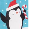 Hallmark Image Arts 11″ Large Christmas Gift Bags (6 Bags Penguins, Stripes, Peppermints) for Kids, Coworkers, Teachers
