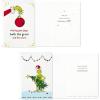 Hallmark Image Arts Boxed Christmas Cards Assortment, Classic Grinch (4 Designs, 24 Christmas Cards with Envelopes)