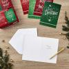 Hallmark Image Arts Christmas Boxed Cards Assortment, Elegant Lettering (4 Designs, 24 Cards with Envelopes)(Red and Green Elegant Lettering Holiday Assortment)