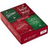 Hallmark Image Arts Christmas Boxed Cards Assortment, Elegant Lettering (4 Designs, 24 Cards with Envelopes)(Red and Green Elegant Lettering Holiday Assortment)