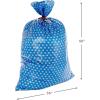 Hallmark Jumbo Plastic Holiday XL Gift Bags (2 Extra Large Bags: Snowflakes on Red, Rustic Snowmen) for Carry-on Luggage, Giant Stuffed Animals, Bedding Sets(Blue  Red  White)