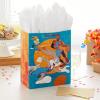 Hallmark Jurassic Park 13″ Large Gift Bag with Tissue Paper (T-Rex, Dinosaurs) for Birthdays, Christmas, Holidays(Space Jam)