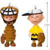 Hallmark Keepsake 1.02″ Mini Christmas Ornament 2024, Peanuts Winter Fun With Snoopy, Gifts for Peanuts Fans(Peanuts Gang Playing Catch)