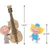Hallmark Keepsake 1.02″ Mini Christmas Ornament 2024, Peanuts Winter Fun With Snoopy, Gifts for Peanuts Fans(Sally and Pigpen)