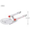 Hallmark Keepsake 1.69″ Miniature Christmas Ornament 2023, Star Trek Captain Kirk Mini, Gifts for Trekkies(Mini U.S.S. Enterprise NCC-1701)