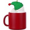 Hallmark Keepsake Christmas Ornament 2019 Year Dated I I Love Hallmark Channel Snowman in Mug, Challen