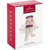 Hallmark Keepsake Christmas Ornament 2023, Angel of Adoration, Religious Gifts(Snow Angel)
