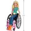 Hallmark Keepsake Christmas Ornament 2023, Barbie Barbie’s Best Friend, Midge Ornament, Gifts for Her(Fashionista with Wheelchair)