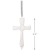 Hallmark Keepsake Christmas Ornament 2023, Porcelain Cross, God’s Love Never Fails, Religious Gifts(God’s Love is Always)