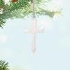 Hallmark Keepsake Christmas Ornament 2023, Porcelain Cross, God’s Love Never Fails, Religious Gifts(God’s Love is Always)