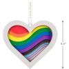 Hallmark Keepsake Christmas Ornament 2023, Proud to Be Me, Rainbow LGBTQIA Pride(2025 Love Wins)
